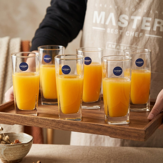 Glass Cup Set - 6 Pcs